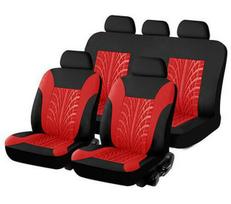 Universali automobilio sėdynės užvalkalas su austu juosmeniu ir padangos raštu Europai, Amerikai, Artimiesiems Rytams 2-piece set (Front row single seat)