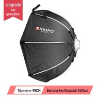 Jiebao 90CM Dimmable Octagonal Softbox for Studio Flash and Live Broadcast