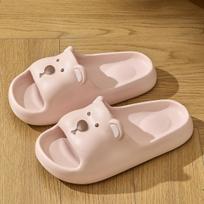 Adorable Bear Kids' Non-Slip Shower & Home Flip-Flops for Girls & Women 32-33 rožinė