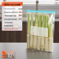 Food Grade Self-Sealing Refrigerator & Freezer Zippered Storage Bag for Snacks & Fresh Produce