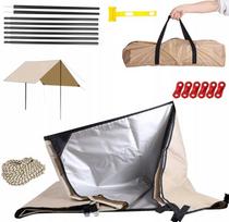 Tarp Turystyczny Wodoodporny 3X3M Markiza Anty-Uv Ogród Przydomowy Patio