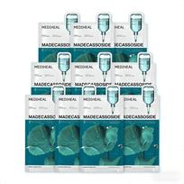 Mediheal Madecassoside esencijos lakštinė kaukė dėmelių atstatymui 10 vnt. Drėgmės barjero ir odos tekstūros gerinimui.,K-Beauty 10pcs