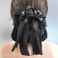 Classic Ribbon Bowknot Hair Cover Nurse Bank Catering Headwear  For Women Girl Hair Accessories juoda