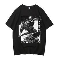 Anime Berserk Tshirt Summer Men Women High Quality Cotton Short Sleeve T Shirt Print T-shirt Tops 2025 Tee Trend Fans Clothes S juoda