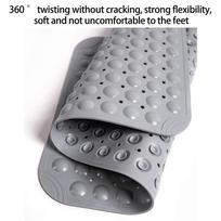 Tpe Bathtub Antislip Mat with Suction Cups for Shower and Bathroom Floor, Non-Slip Texture, Fast Drainage, Universal Fit, 1 Piece