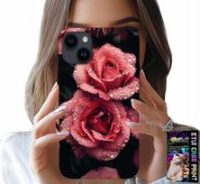 Etui Do Iphone 14 Plus - Piękne Różowe Róże, Kwieciste Wzory, Case