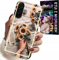Etui Do Samsung Galaxy A36 5G - Kwiatisty Wzór Słonecznik Słoneczniki