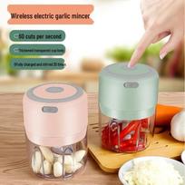 Electric Mini Garlic Masher & Baby Food Grinder Green - 3 Blades