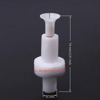 *TS TE1pc Paint Spray Gun Electrode Holder Round Gun Tip Discharge Needle For Gema Powder Coating Gun Spare Parts Nozzle