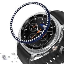 Diamond Bezel Ring for Samsung Galaxy Watch 8 classic 46mm Metal Frame Cover Protector Shell Galaxy Watch 8 Classic Protective Watch 8 classic 46mm mėlyna