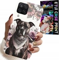 Etui Do Samsung A12 / M12 - Pitbull Groźne Psy Futerał Plecki Case