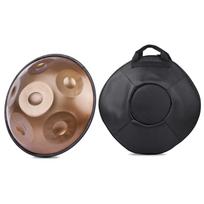 Handpan   Metal Percussion Instruments Premium Carbon Steel Hand Pan with Carry Bag