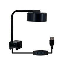 Stable 90 Degree Bend Aquarium LED Light 8W 110-220V 3 Modes Of Light Color USB Plant Light Adjustable Algae Lamp Algae (WHITE,CN Plug) balta