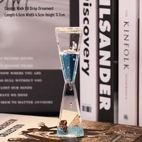 Astronaut Oil Drop Hourglass Toy - Handmade Desktop Ornament for Kids Hourglass kosminis pasivaikščiojimas spalva