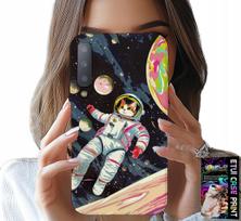 Etui Do Samsung A7 2018 - Koci Astronauta Kot Kosmos Obudowa Case