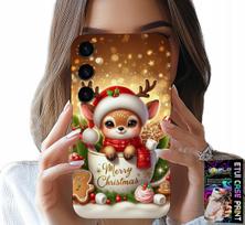 Etui Do Samsung Galaxy A16 4/5G - Reniferek Słodki Renifer Świąteczne Wzór