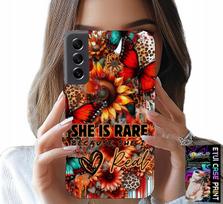 Etui Do Samsung Galaxy S22 Plus - She Is Rare, Słoneczniki, Kwiaty, Motyle