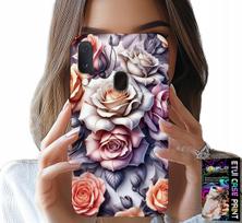 Etui Do Samsung Galaxy A20E - Kwieciste Wzory Róża Róże Kwiatki Case
