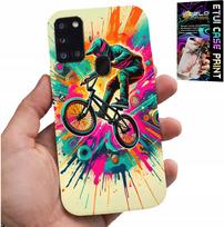 Etui Do Samsung Galaxy A21S - Rowery Bmx Triki Sporty Wyczynowe +Szkło