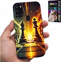 Etui Do Samsung Galaxy A21S - Szachy Szachownica, Dla Szachisty Pionek