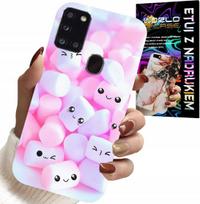 Etui Do Samsung Galaxy A21S - Wzór W Słodkie Pianki, Obudowa, Plecki