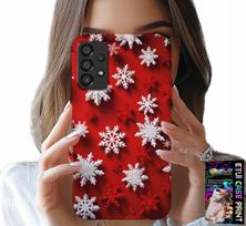 Etui Do Samsung Galaxy A23 5G - Płatki Śniegu, Śnieg, Gwiazdki, Święta