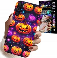 Etui Do Samsung Galaxy A21 - Halloween, Salem, Straszne Dynie, Wzory