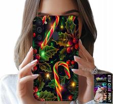 Etui Do Samsung Galaxy A21 - Laska Cukrowa, Jemioła, Choinka + Szkło