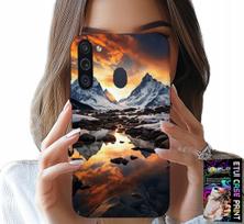 Etui Do Samsung Galaxy A21 - Strumień, Góry, Szczyty, Everest + Folia