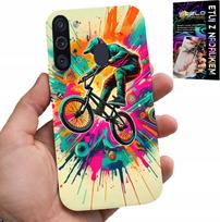 Etui Do Samsung Galaxy A21 - Rowery Bmx Triki Sporty Wyczynowe +Szkło