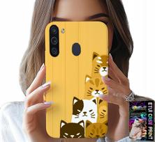 Etui Do Samsung Galaxy A21 - Love Cat, Wzory Z Kotami, Case + Szkło