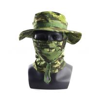 Colorful Balaclava Boonie Hat Sunscreen Sun Hat Fishing Cap Full Face Mask Set  Unisex 09