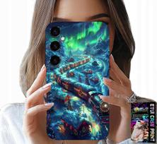 Etui Do Samsung Galaxy M15 5G - Pociąg, Ekspres Świąteczny Wzory + Szkło