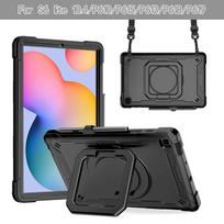 Vaikiškas dėklas su rankena Samsung Galaxy Tab S6 Lite 10.4 2022 2020 planšetiniam kompiuteriui S6 Lite SM-P610 P615 P613 P619 dėklas+rašiklio laikiklis+dirželis S6 Lite P610 P615