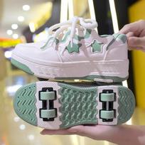 Kids Roller Skate Shoes - Rechargeable Wheels Fashion Color Shiny Birthday for Boys and Girls Two-in-one Casual Shoes EUR29
