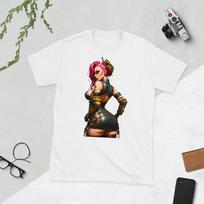Karšta Anime Mergina Ecchi Anime Mergina Hentai Seksuali Manga Waifu Unisex Marškinėliai L