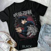Jujutsu Kaisen Megumi Fushiguro Kon Divine Dogs,Gift Otaku new Shirt S