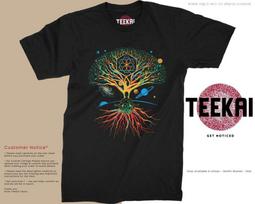 Meditacijos Gyvybės medis Unisex marškinėliai Taiki Mandala Zen marškinėliai Dvasinės dovanos 3XL