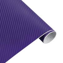 30 cm x 127 cm 3D anglies pluošto vinilo automobilio ruoželinio apvyniojimo lakšto ritininės plėvelės automobilių lipdukų lipdukai motociklams violetinė