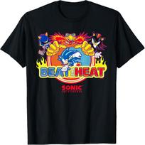 Sonic the Hedgehog - _Beat the Heat_ Sonic, Shadow, Eggman T-Shirt S juoda