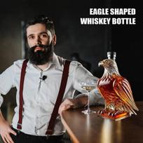 Eagle Whiskey Decanter Glass Eagle Whiskey Bottle Novelty Liquor Container For Men Collector Home Use Father's Day Red Wine China Mainland