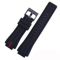Silikoninis Guminis Laikrodžio Dirželis ECB-10YD Casio Laikrodžiui Vyriškas Ediice Pakeitimas Lauko Sportui Atsparus Vandeniui Laikrodžio Dirželis Dirželis 24mm-16mm