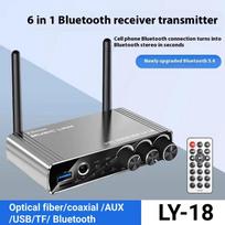 Bluetooth Transmitter Receiver BT5.4 Stereo Low Latency AUX 3.5mm Optical Wireless Music Audio Adapter Remote Control For TV PC