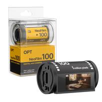 OPT100 Neo Film Skaitmeninis Žaislinis Fotoaparatas su 35mm Negatyvu Retro Antikvarinis Garso Raktų Pakabukas microSD Japonijos Instrukcija opt! Kino stiliaus kamera,