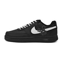 Nike Court Vision Gear Wear resistant And Lightweight Low top Skateboard Shoes Unisex Black White DH2987-002(Team868-) 40