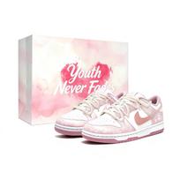 Nike Dunk Pink Cat Paw, Shopping Bag, Girlfriend Leather Low top Skateboard Shoes Unisex DD1873-112(Team1419-) 38