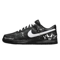 Nike Dunk Atsparios slydimui Amortizuojančios Atsparios dilimui Žemos aulo Riedlentės Batai Vyriški Juodi IO7606-010(Komanda2092-) 40.5