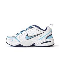 Nike Air Monarch 4 Slip Resistant Abrasion Resistant Low top Chunky Sneakers Unisex White Blue 415445-102 (Team746-) 40