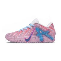 Nike Ja Morant 3 Abrasion Resistant Low top Basketball Shoes Unisex Pink Blue HF2794-100(Team1413-) 43