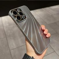 Borderless Flowing Light 15Pro Magnetic Lens Film iPhone 14Pro Case 13 titano pilka spalva